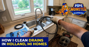 How I Clean Drains in Holland, MI Homes